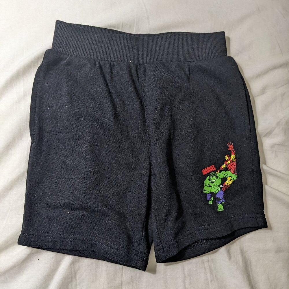 3T Marvel Avengers Black Shorts - NWOT